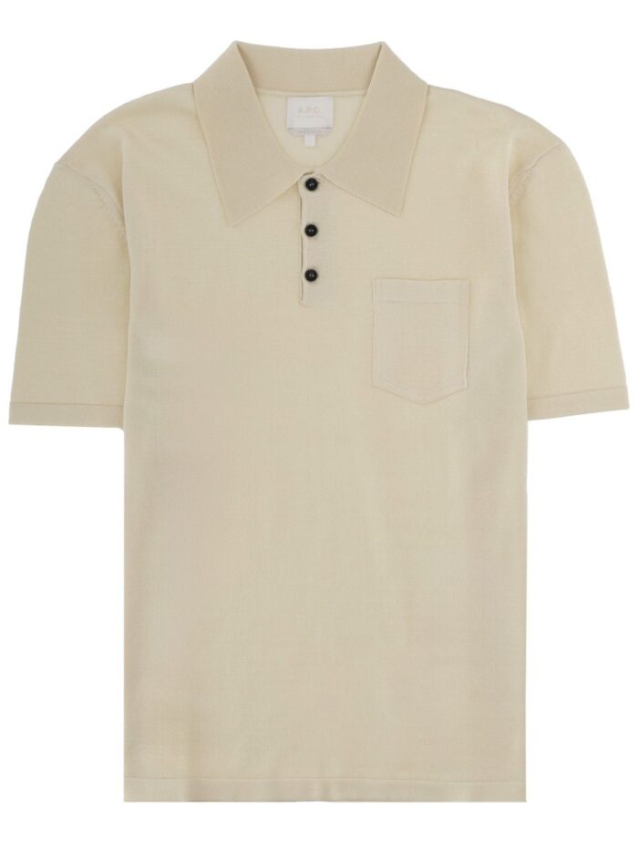A.P.C. POLO CON TASCHINO