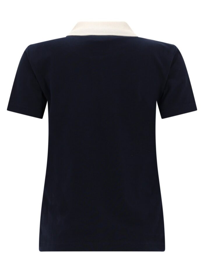 A.P.C. POLO SHIRT WITH LOGO AND CONTRASTING COLLAR