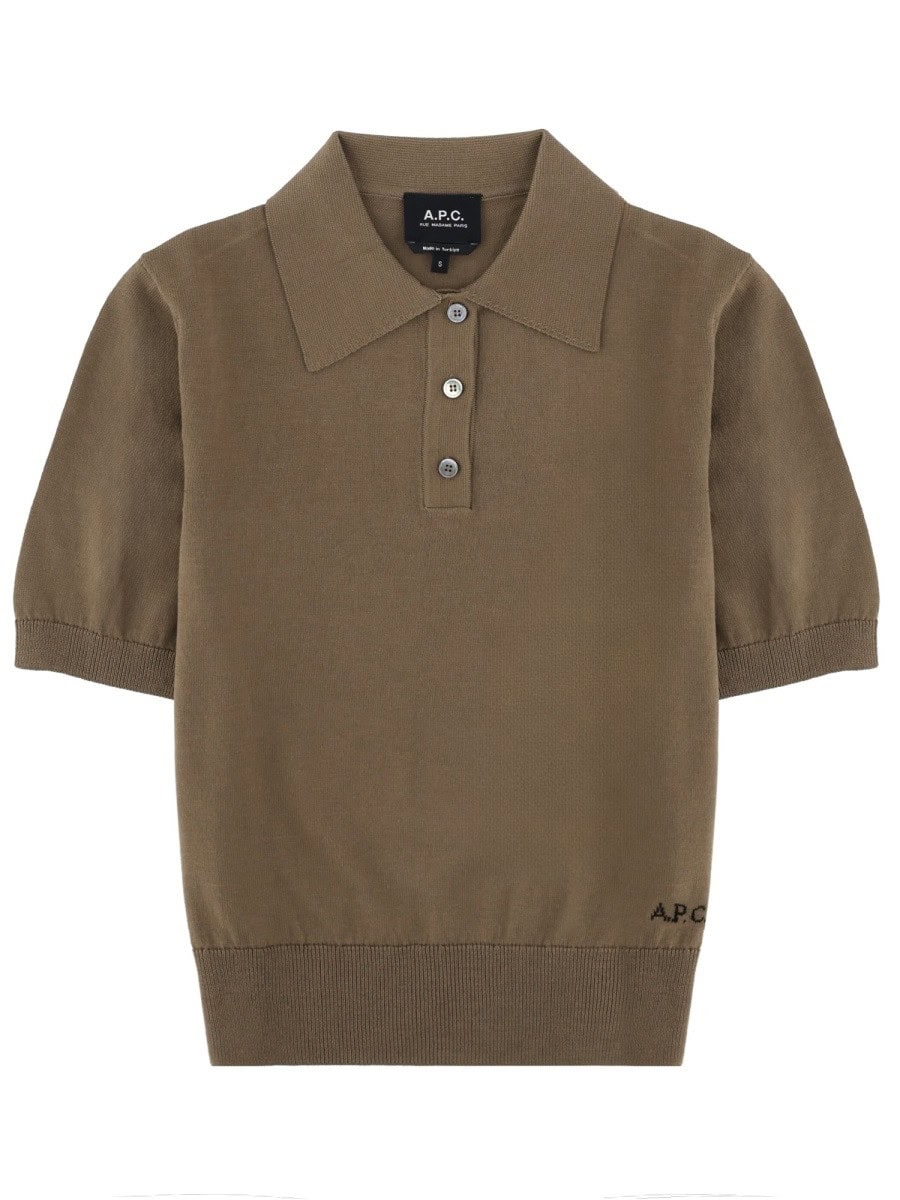A.P.C. POLO WITH LOGO
