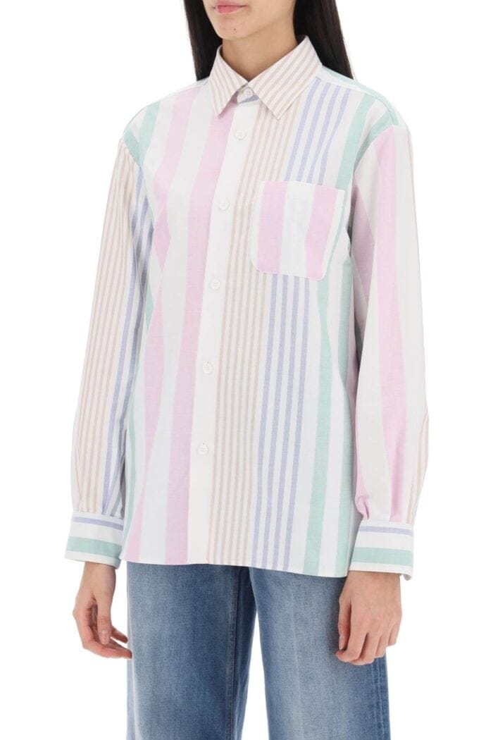 A.P.C. Sela Striped Oxford Shirt