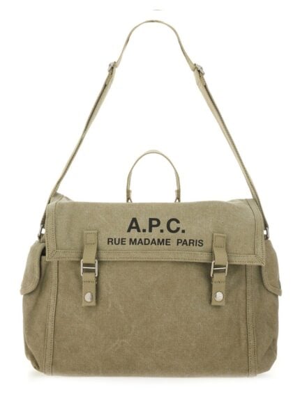 A.P.C. SHOULDER BAG WITH LOGO