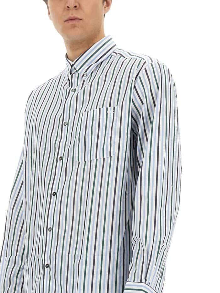 A.P.C. STRIPED "MATEO" SHIRT