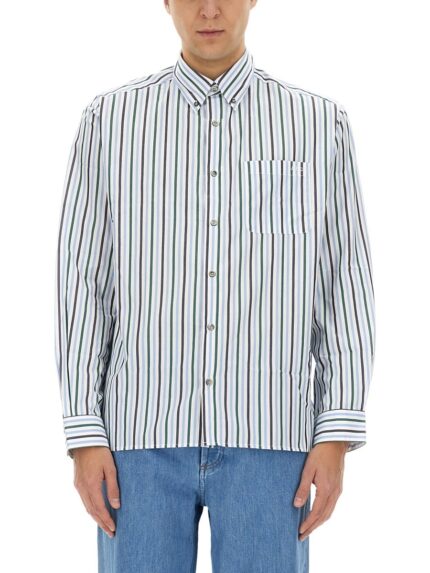 A.P.C. STRIPED "MATEO" SHIRT