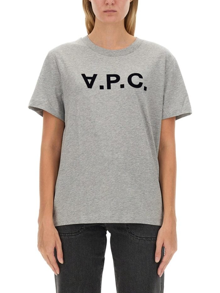 A.P.C. T-SHIRT CON LOGO