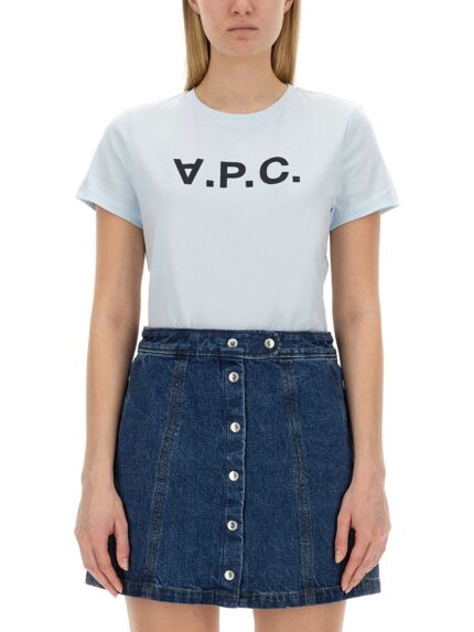 A.P.C. T-SHIRT WITH LOGO