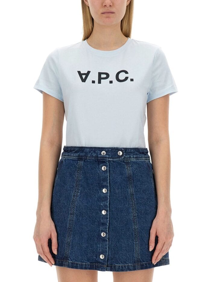 A.P.C. T-SHIRT WITH LOGO