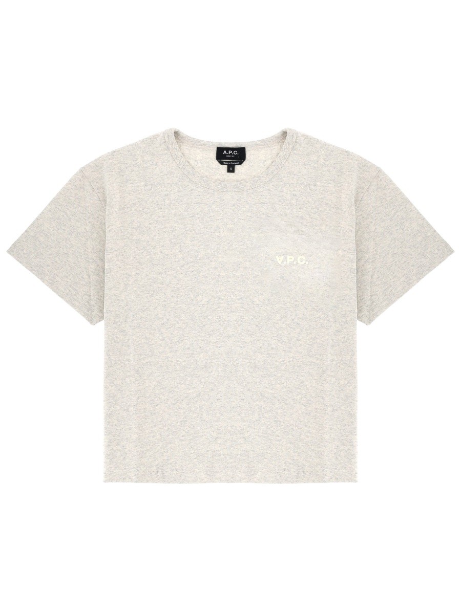 A.P.C. T-SHIRT WITH LOGO