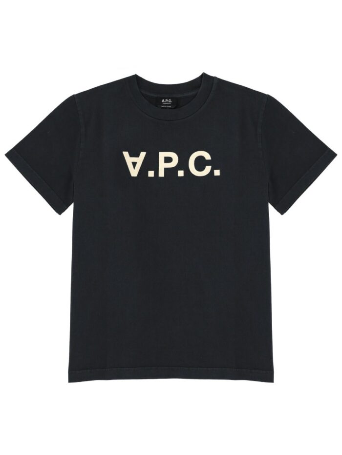 a.p.c. t shirt with logo A.P.C. T-SHIRT WITH LOGO