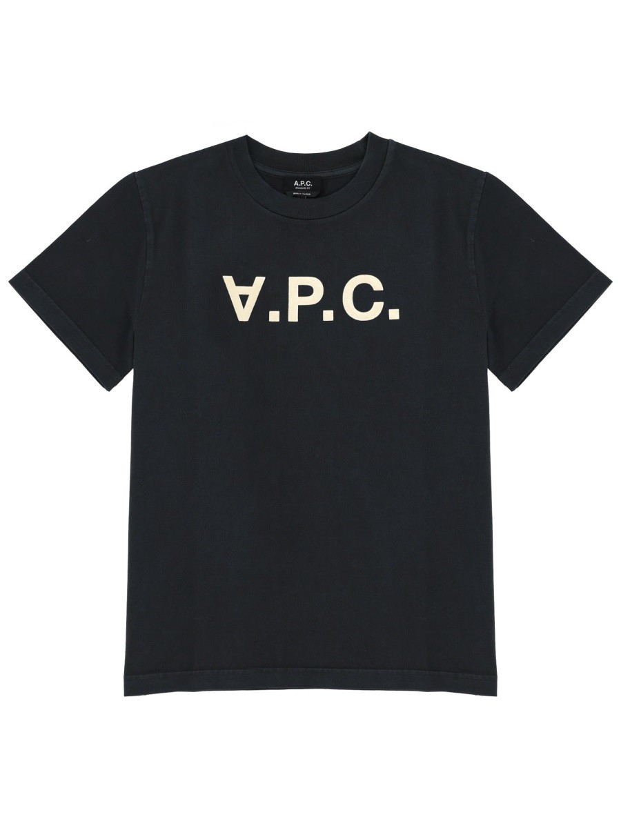 A.P.C. T-SHIRT WITH LOGO