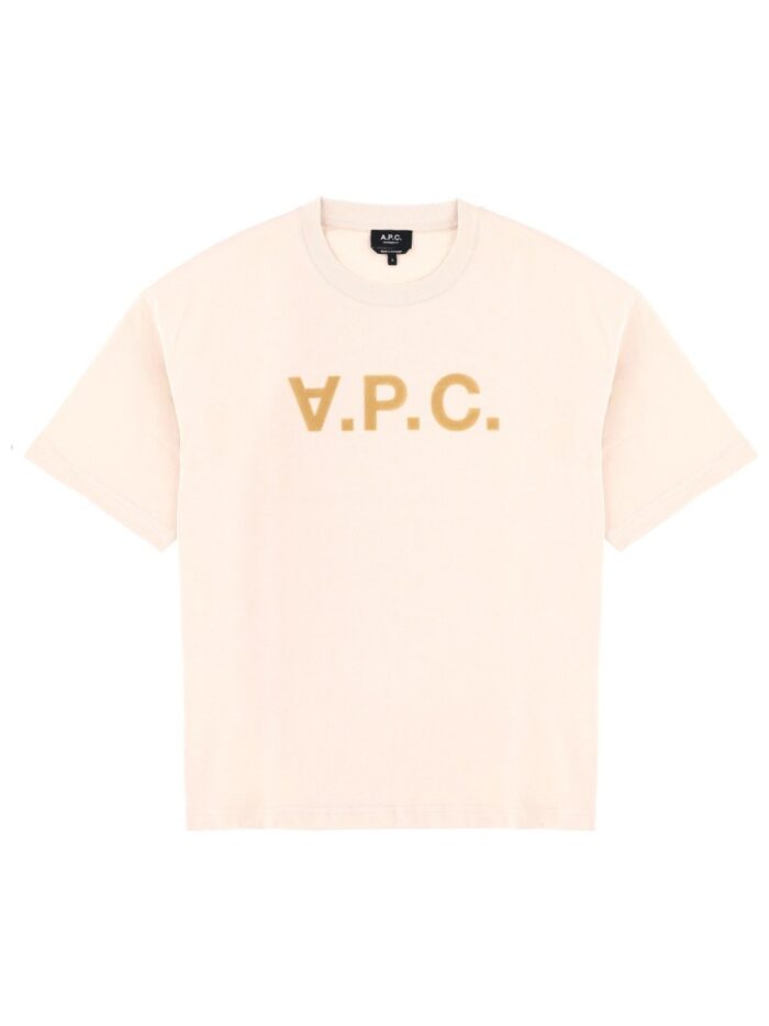 a.p.c. t shirt with logo A.P.C. T-SHIRT WITH LOGO