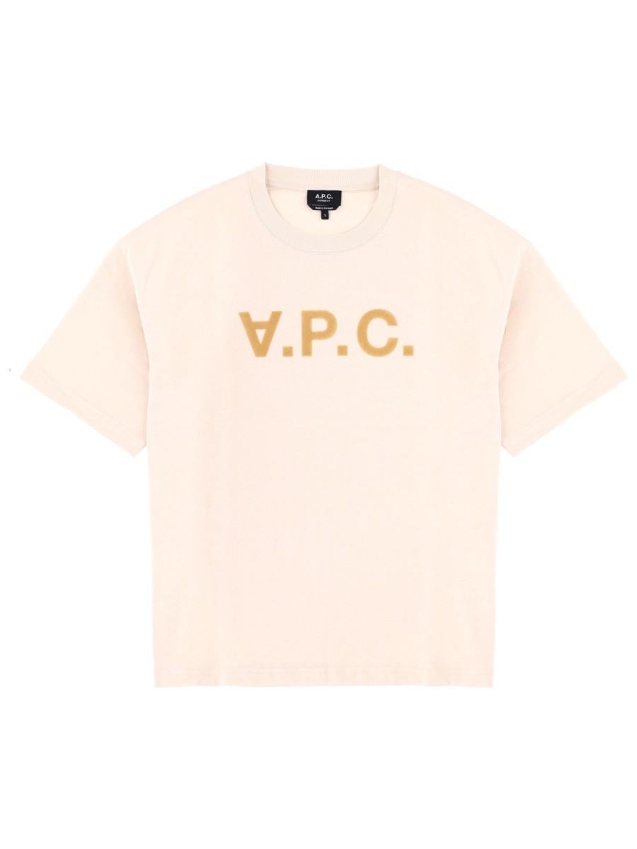 A.P.C. T-SHIRT WITH LOGO