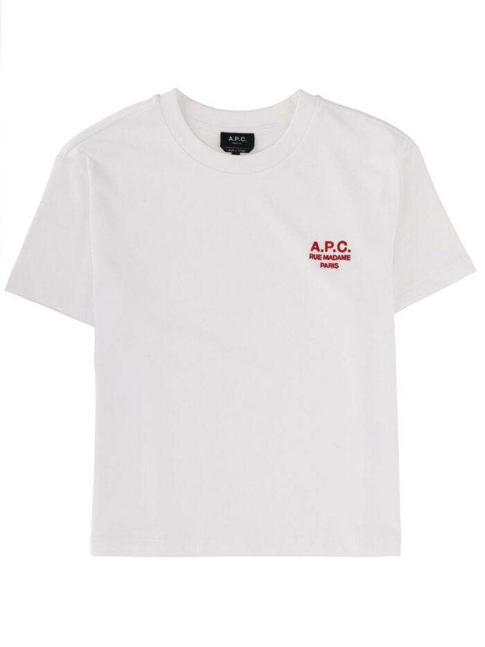 A.P.C. T-SHIRT WITH LOGO