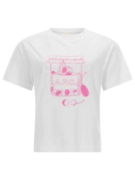A.P.C. T-SHIRT WITH PRINT