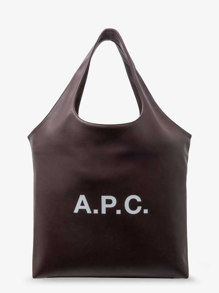 A.P.C. Tote Ninon Leather Shopping Bag