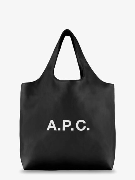 A.P.C. Tote Ninon Leather Shopping Bag