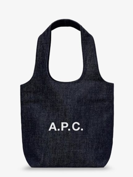 A.P.C. Tote Ninon Small Denim Shopping Bag