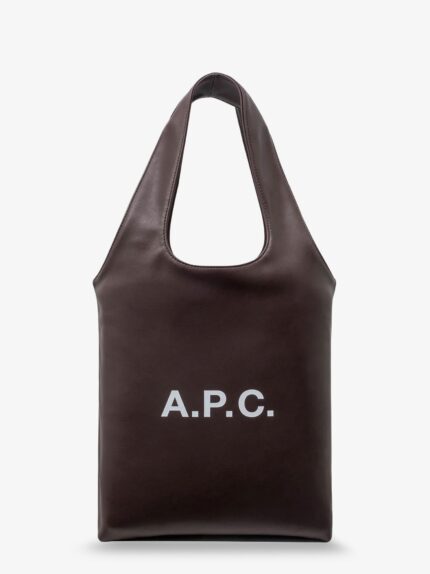A.P.C. Tote Ninon Small Leather Shopping Bag