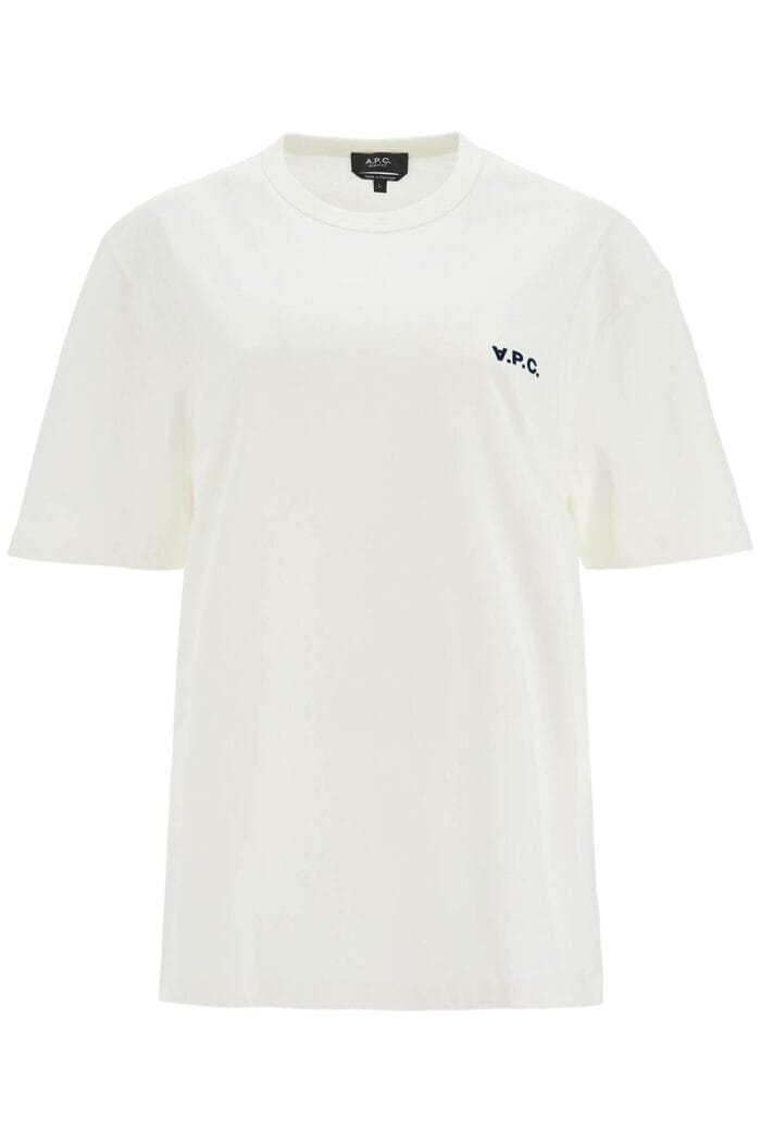 A.P.C. Unisex Boxy T-shirt In Organic Cotton White