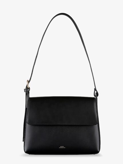 A.P.C. Virginie Flap Leather Shoulder Bag