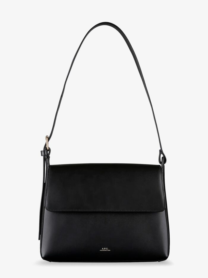 A.P.C. Virginie Flap Leather Shoulder Bag
