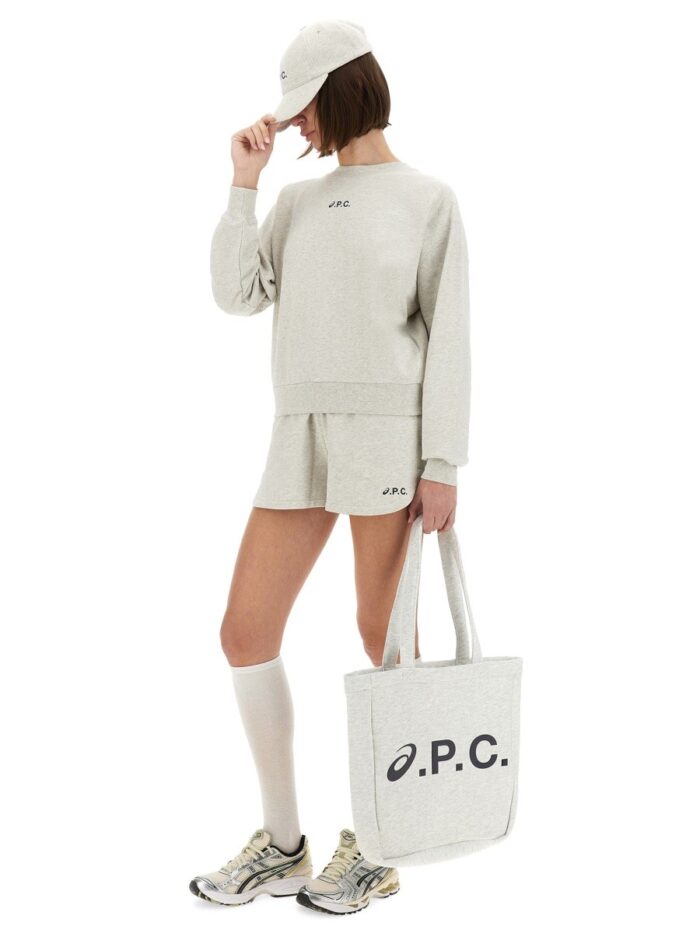 A.P.C. X ASICS "STONE" SWEATSHIRT