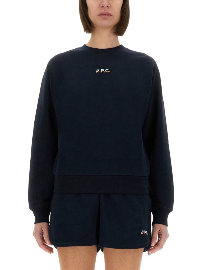 A.P.C. X ASICS "STONE" SWEATSHIRT