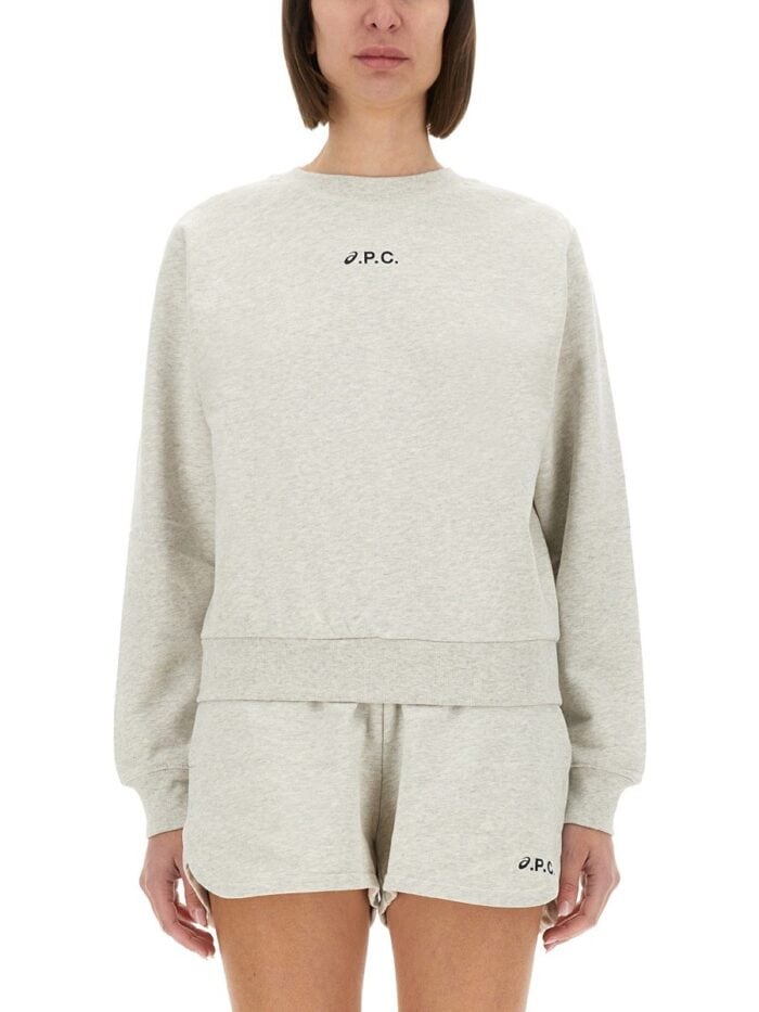 A.P.C. X ASICS "STONE" SWEATSHIRT