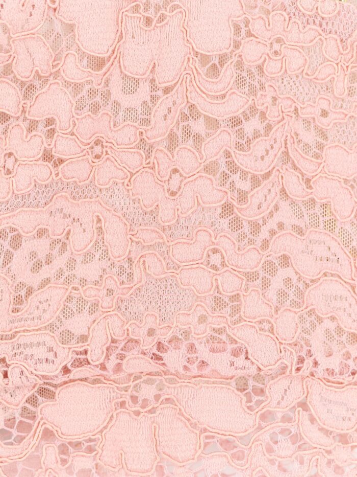 A PAPER KID Cropped Lace Top