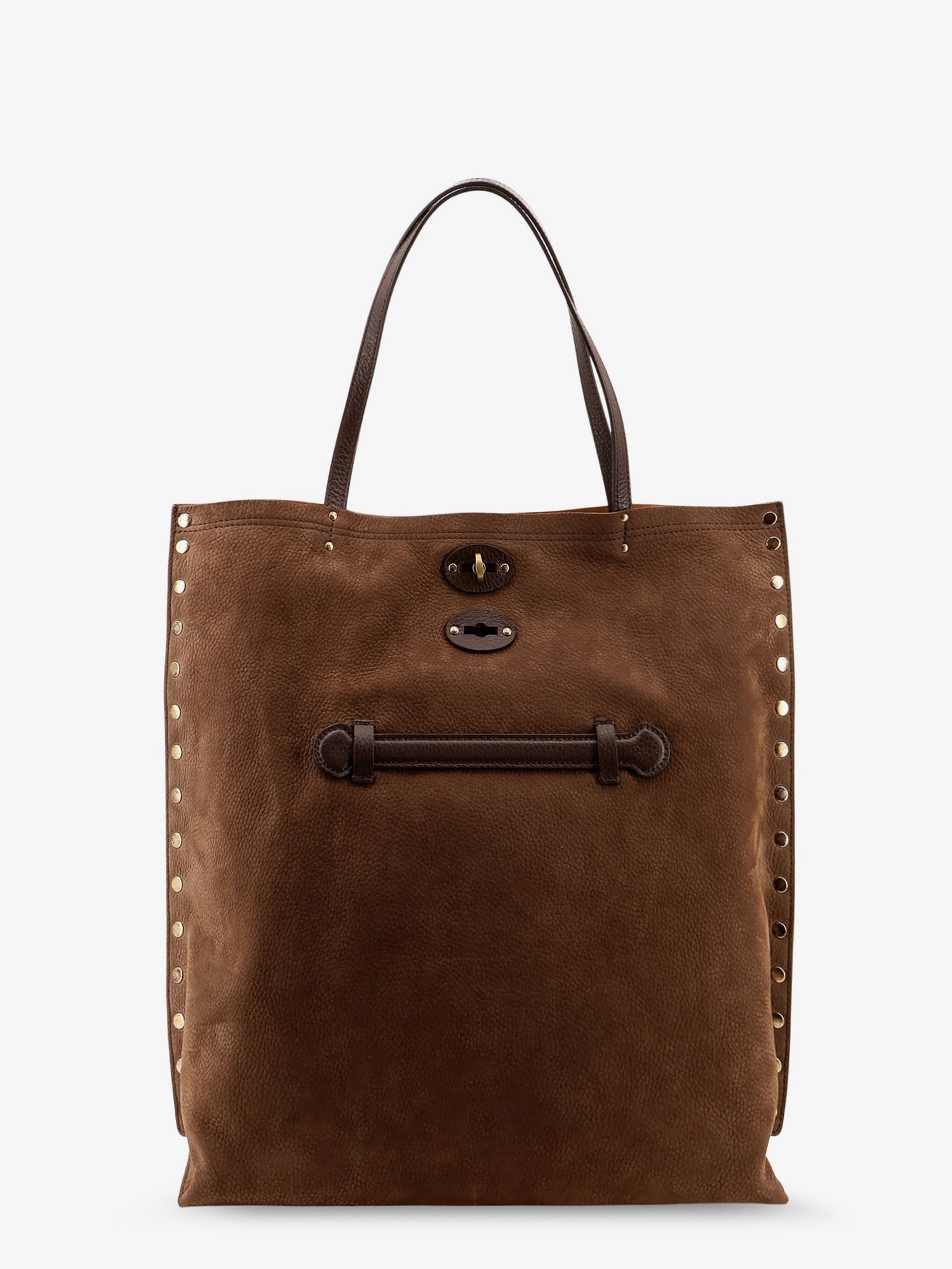 ZANELLATO A Spasso Jones Hammered Leather Shoulder Bag