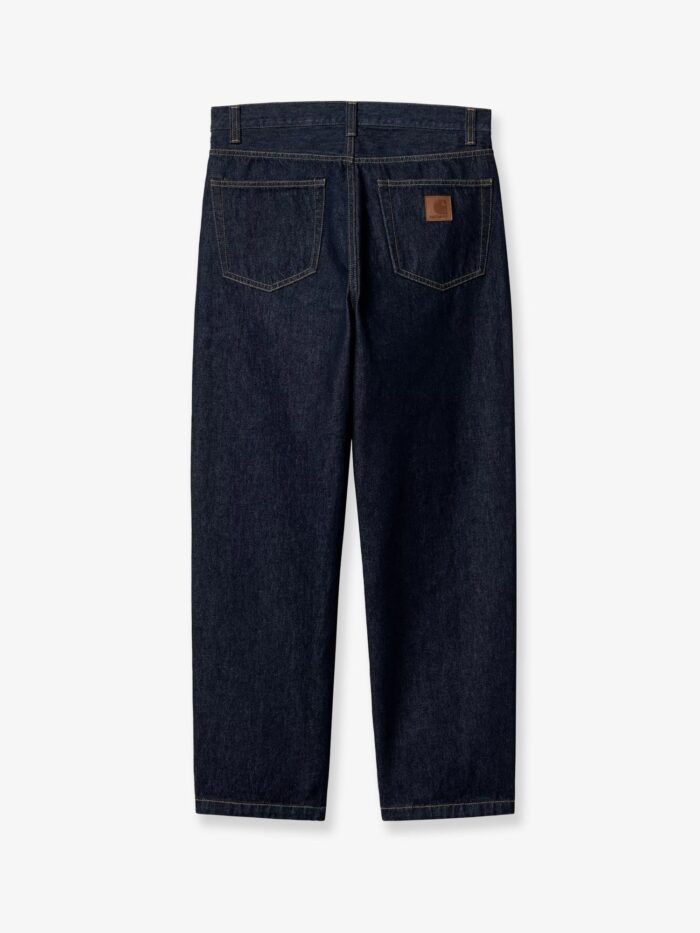 Carhartt Wip Aaron Pant Jeans In Blue Denim With Washed Out Effect