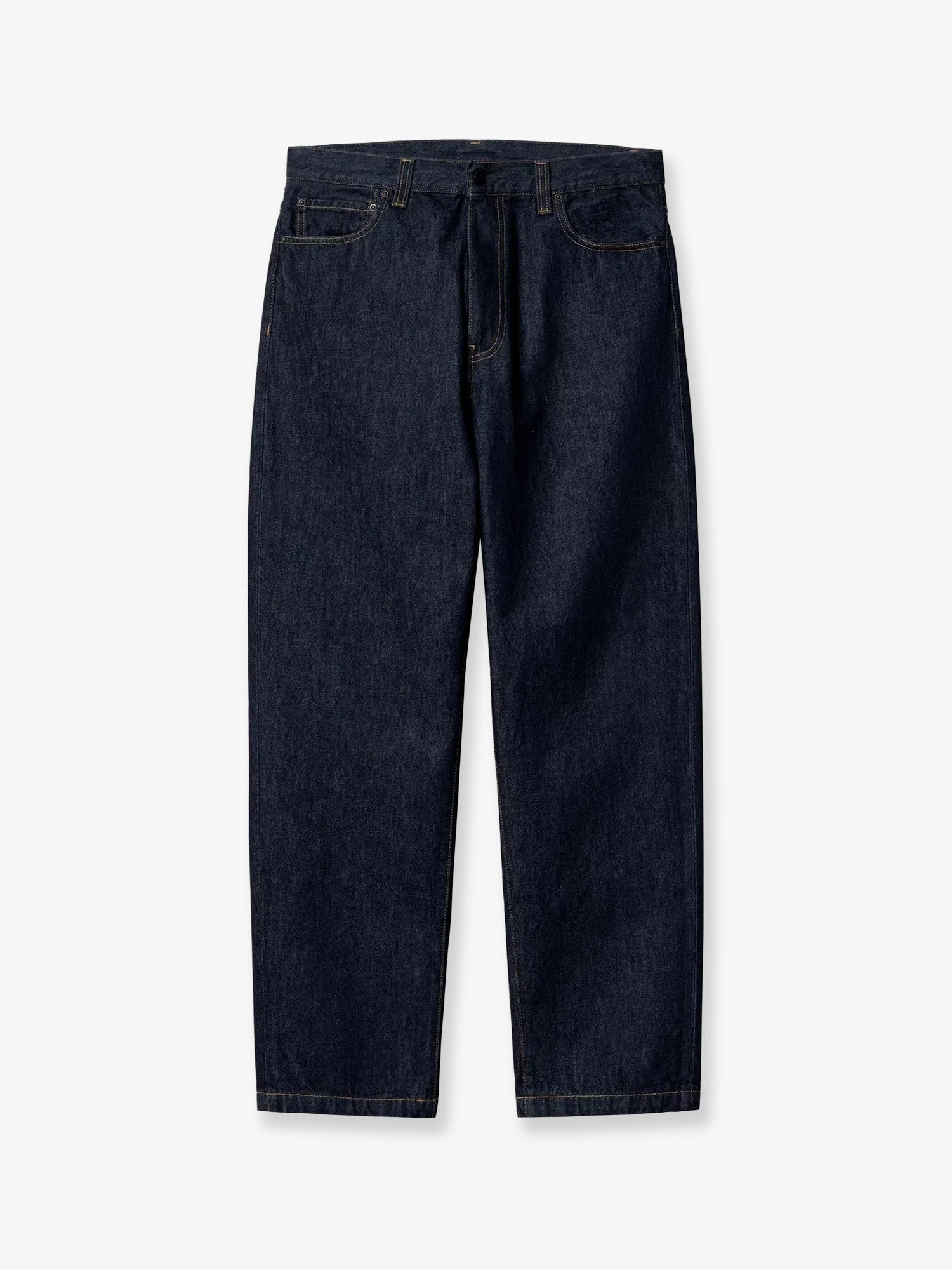 Carhartt Wip Aaron Pant Jeans In Blue Denim With Washed Out Effect