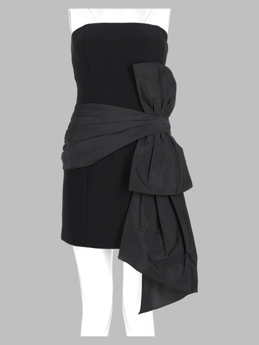 ROTATE Abito Bustier Con Fiocco