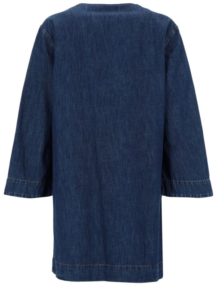 Valentino Garavani Abito In Denim "chambray"