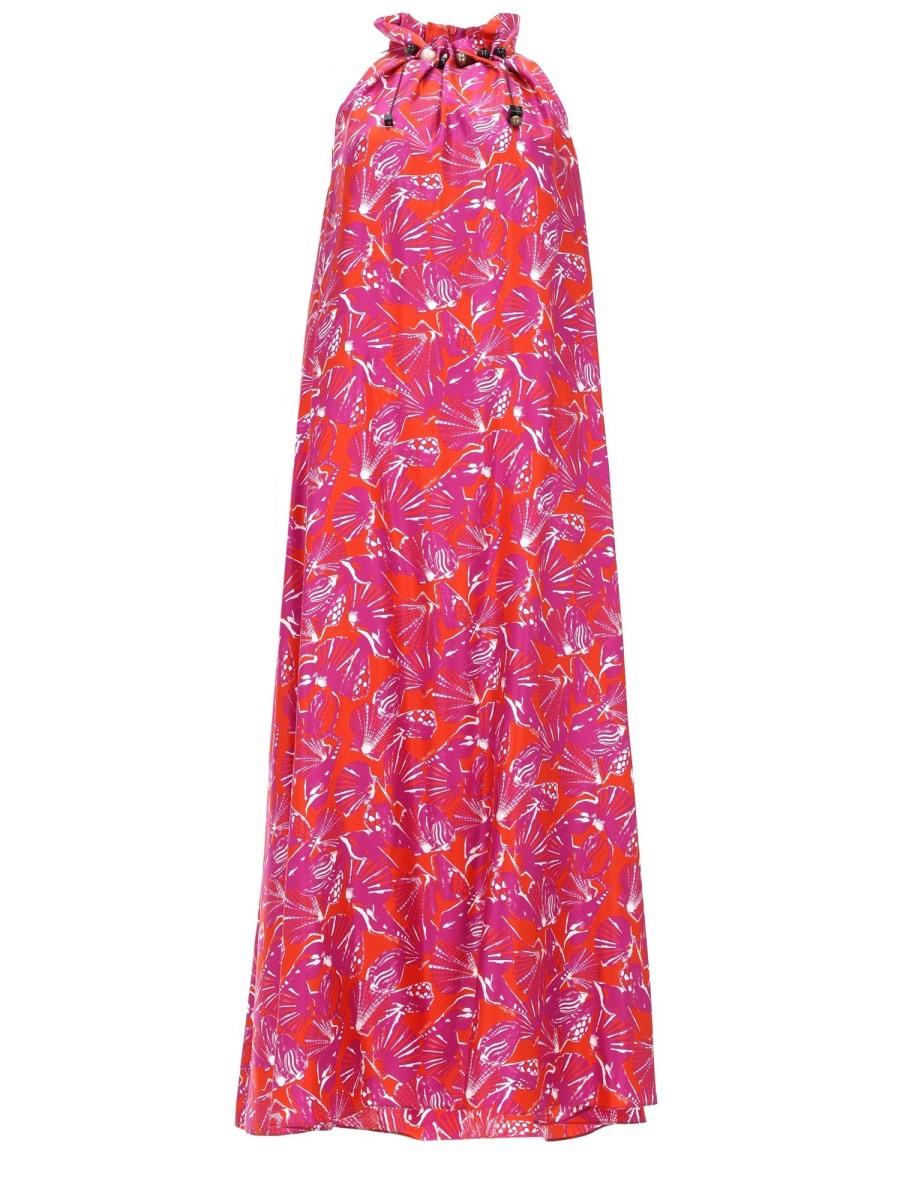 Max Mara ABITO IN TWILL DI SETA STAMPATA