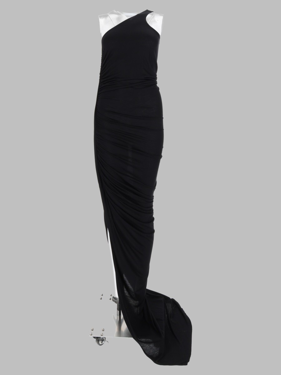 RICK OWENS LILIES Abito Lungo Monospalla