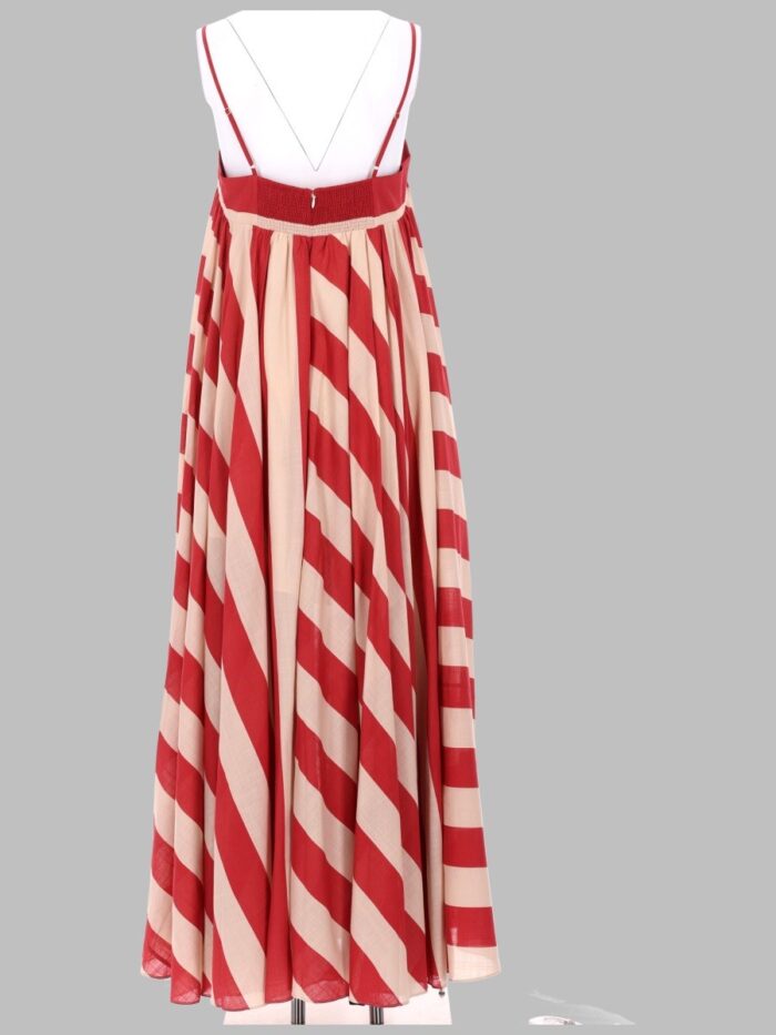 ZIMMERMANN ABITO MAXI A RIGHE "ROSELIGHT"