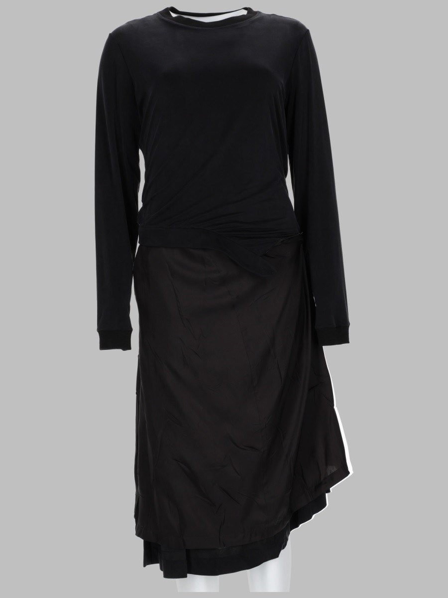 Maison Margiela ABITO MIDI CON DRAPPEGGIO