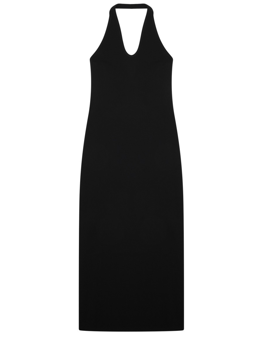 TOTEME ABITO MIDI CON SCOLLO "HALTER"
