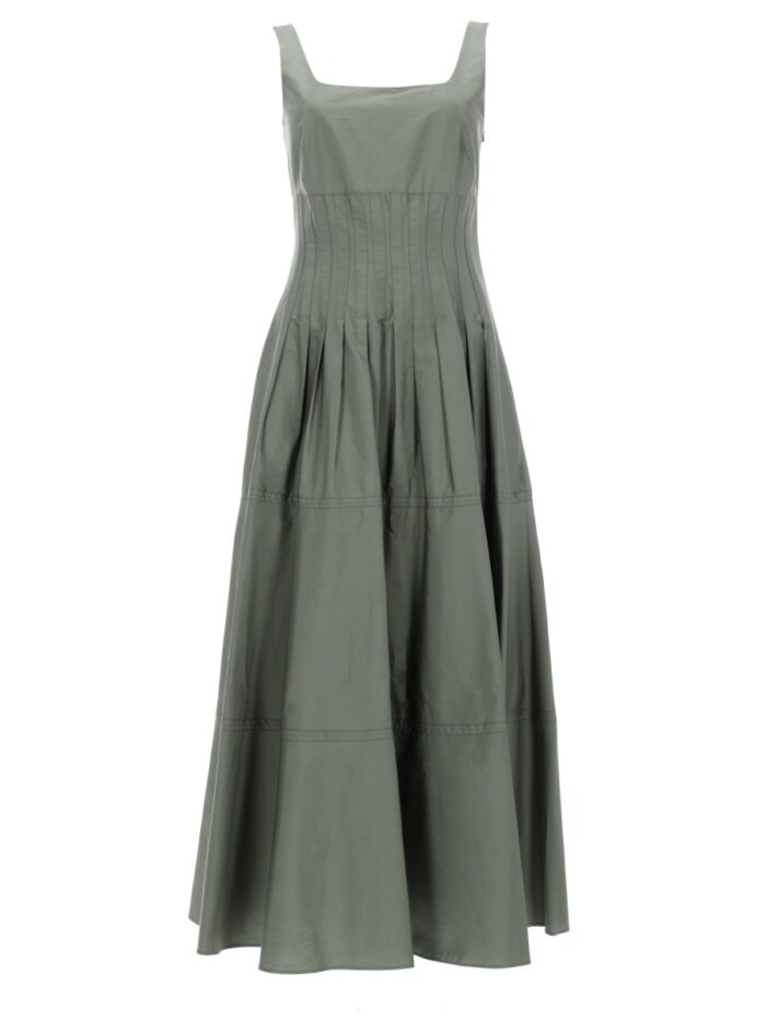 max mara abito midi in cotone Max Mara ABITO MIDI IN COTONE