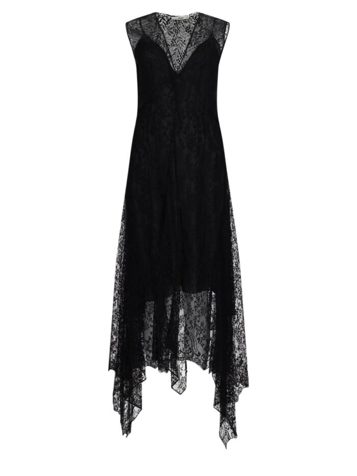 fendi abito midi in pizzo flowers e bacche Fendi Abito Midi In Pizzo Flowers E Bacche