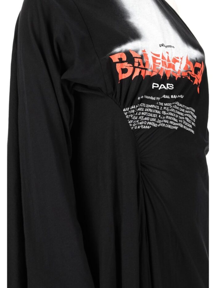 Balenciaga ABITO "THE DOOR" LUNGO DRAPPEGGIATO