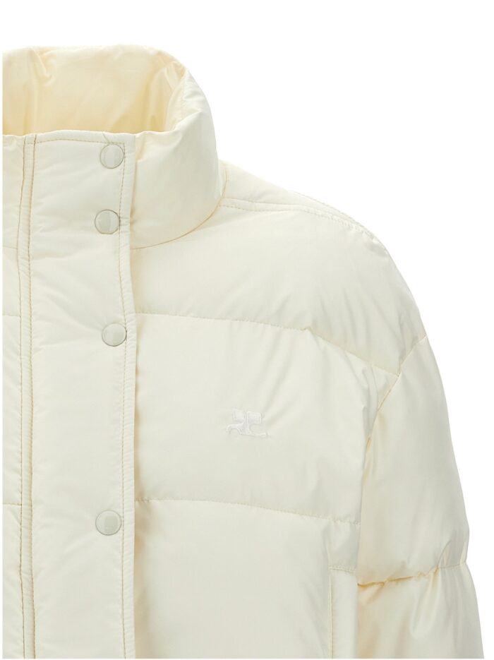 COURREGES 'AC' Cropped Down Jacket