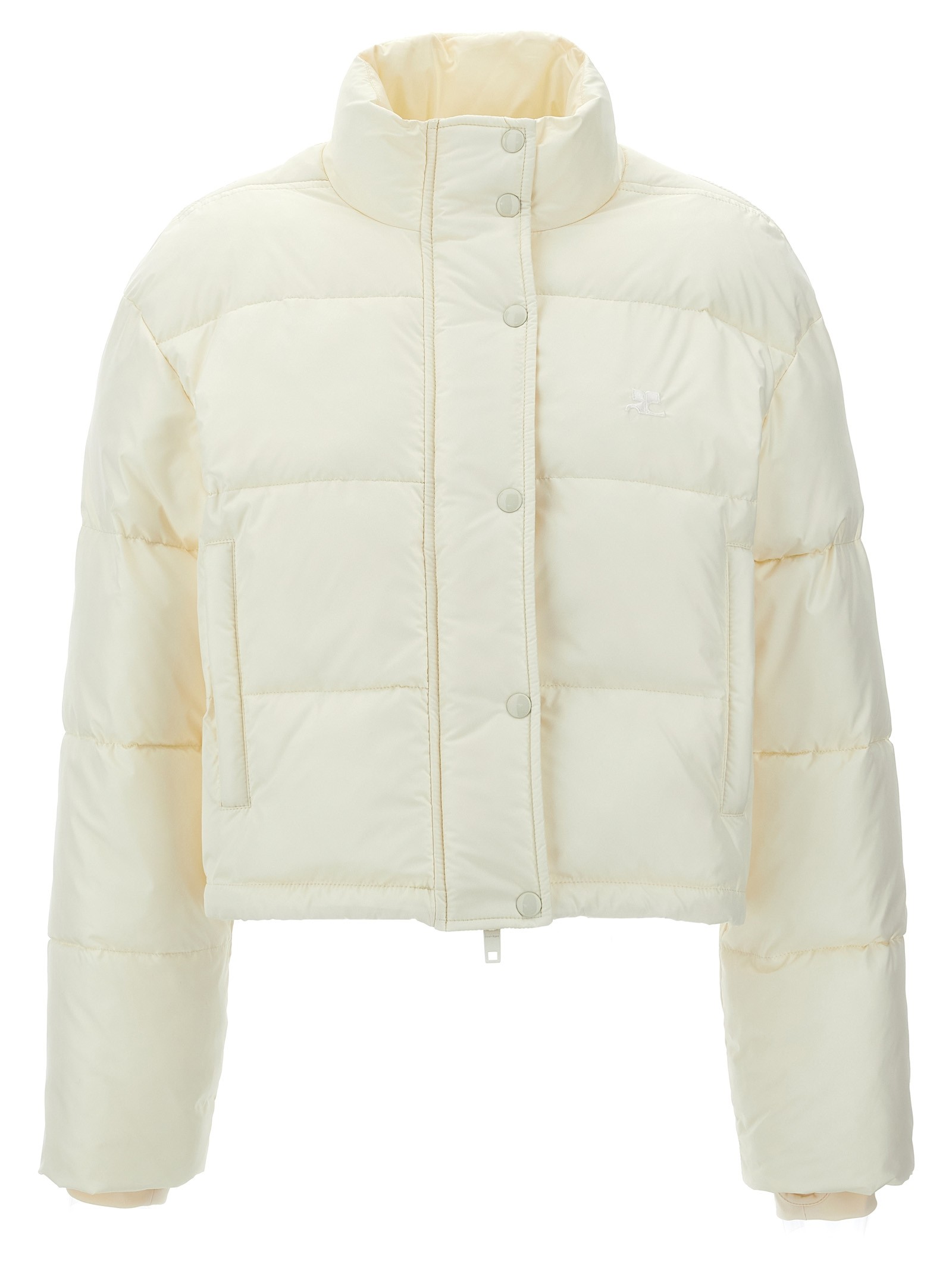 COURREGES 'AC' Cropped Down Jacket