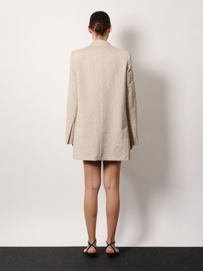 Acacia 1234 Max Mara Sfilata  Wool Blazer With Rippled Appearance