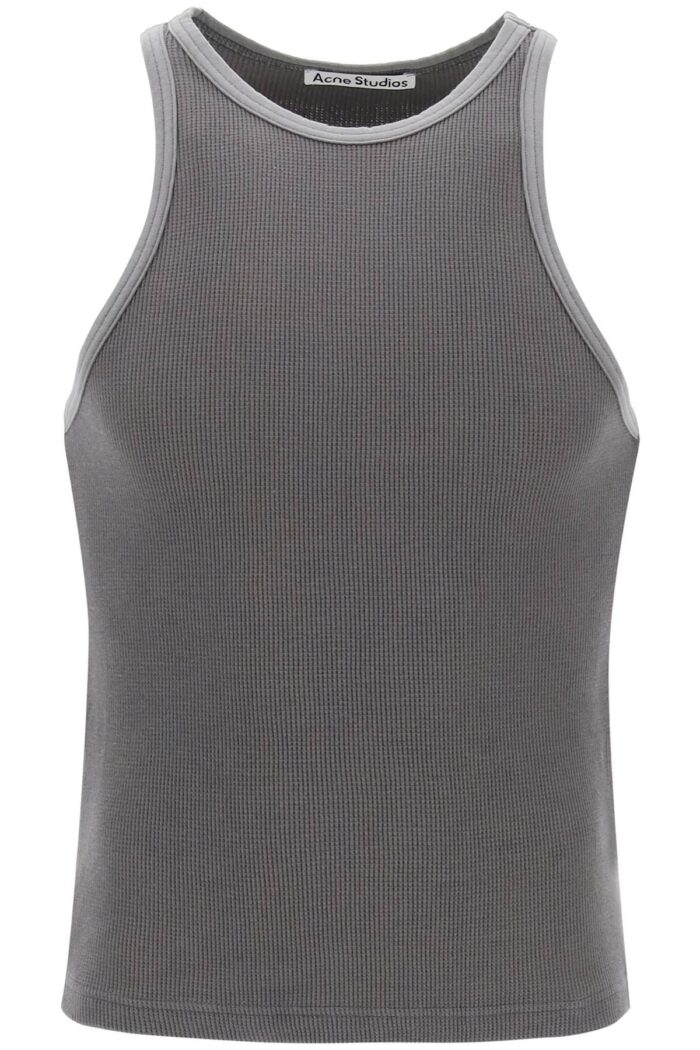 ACNE STUDIOS Cotton Waffle Tank Top