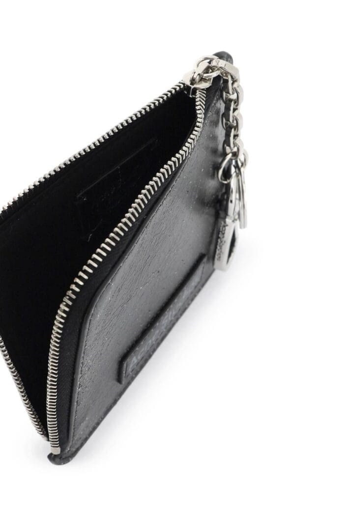 ACNE STUDIOS Cracked Leather Wallet With Distressed