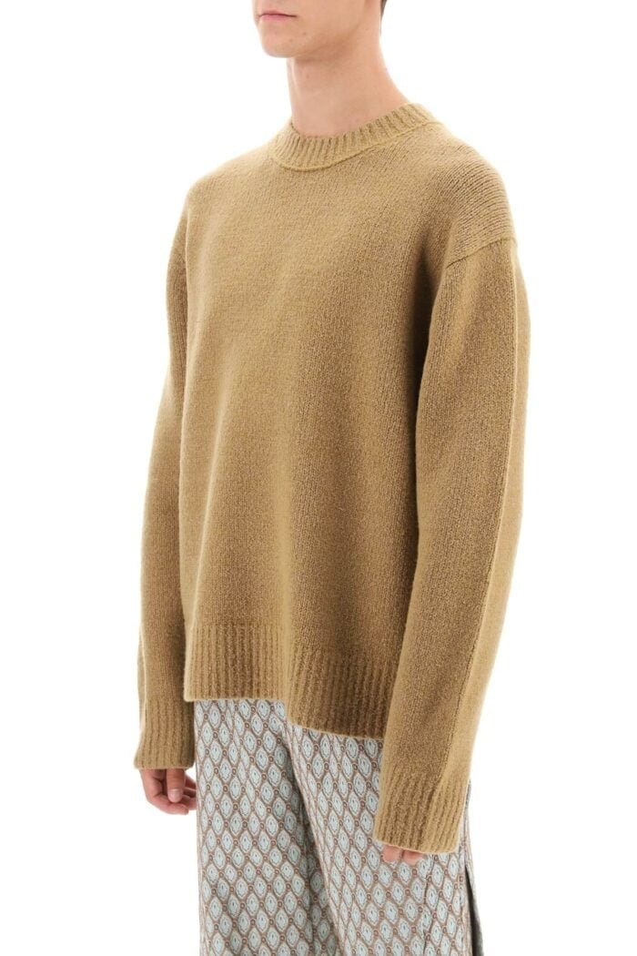 Acne Studios Crew-neck Sweater In Wool And Cotton