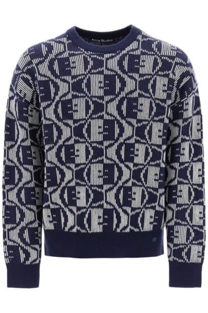 ACNE STUDIOS Crewneck Jacquard Face