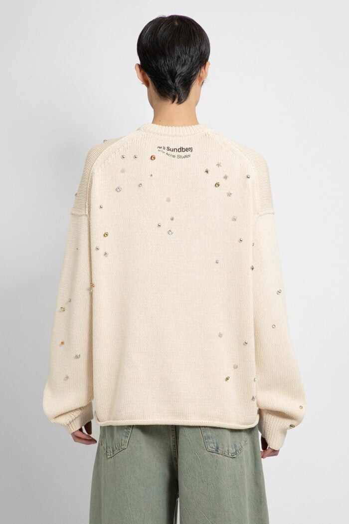 ACNE STUDIOS Crewneck Patch Animation Knitwear