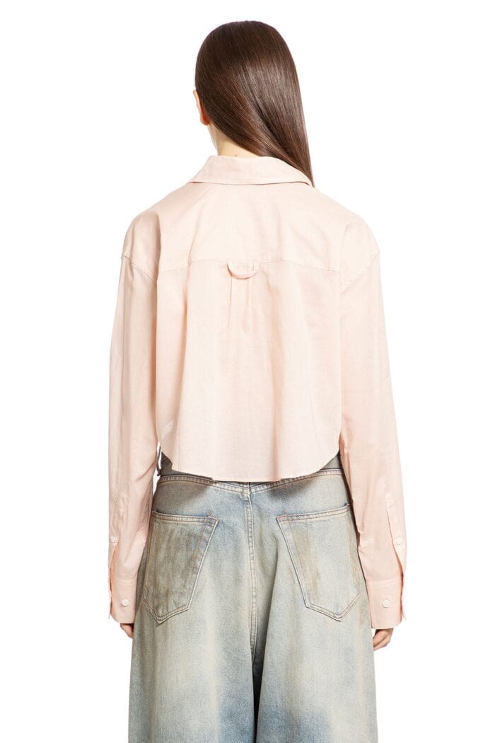 ACNE STUDIOS Cropped Monogram Shirt